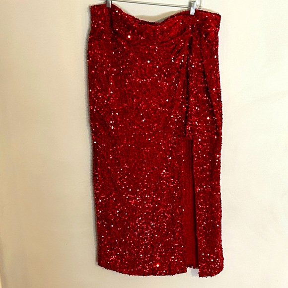 Eloquii Sequin Maxi Skirt - Picture 3 of 5